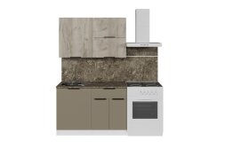 Кухонный гарнитур Альба лайт, 120 см