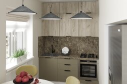 Кухонный гарнитур Альба макси, 180 см