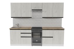Кухонный гарнитур Амели мега, 250 см